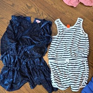 Dress and romper